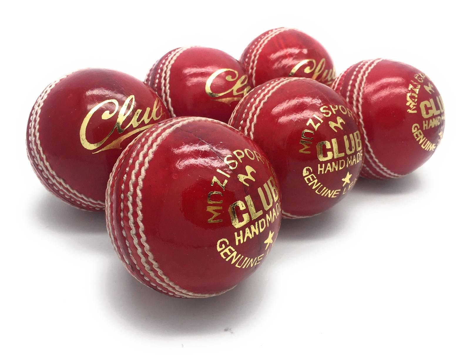 Mozi Sports Cricket Balls Men Hand Stitched Club Ball County Grade A Senior Official Balls Pack Of 6 Weight 5.5oz