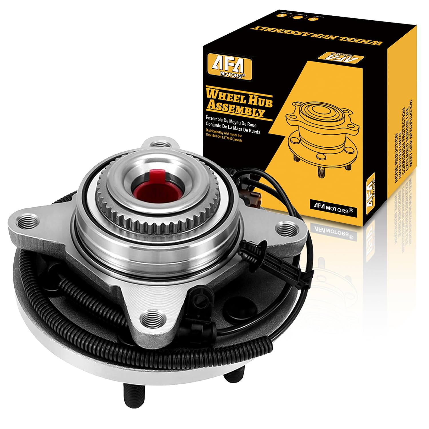 Photo 1 of cut wire  ----------------------------   Afa Motors 515177 Front Heavy Duty Wheel Bearing for Ford F-150 2018 2019 2020 Wheel Bearing Hub Assembly 4WD 4x4 w/ABS 6 Lugs