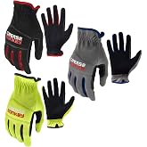 Gorilla Grip Utility Work Gloves 3 Pair