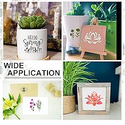 65Pcs Small Stencils for Painting on Wood
