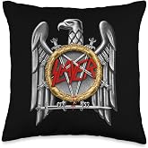 Slayer Silver Eagle Throw Pillow