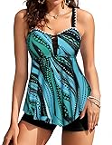 Kate Kasin Women's Tankini Swimsuit Tummy Control 2