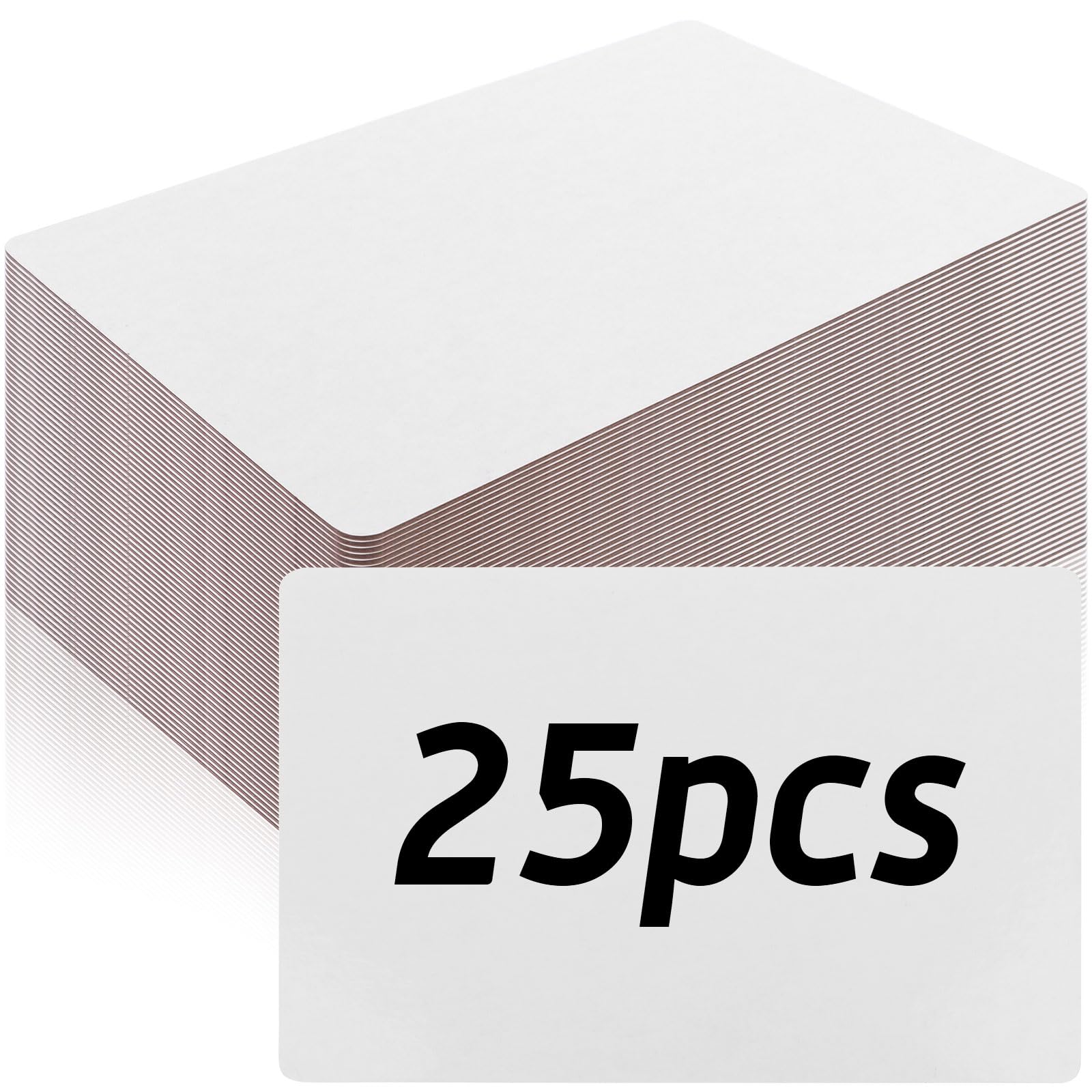 25 Pcs 9" x 6" Double Sided Dry Erase Boards Dry Erase Answer Paddles Handheld Double Sided Paddles Mini White Boards Small Signs Auction Paddles for Learners Teacher Home Group Activities