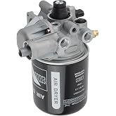 maXpeedingrods Air Dryer for Meritor System Saver 1200 Series, replacement for R955205 4324130010 12V Interior Cab Fresh Air Filter for Peterbilt, Black