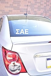 Sigma Alpha Epsilon Fraternity Car Decal