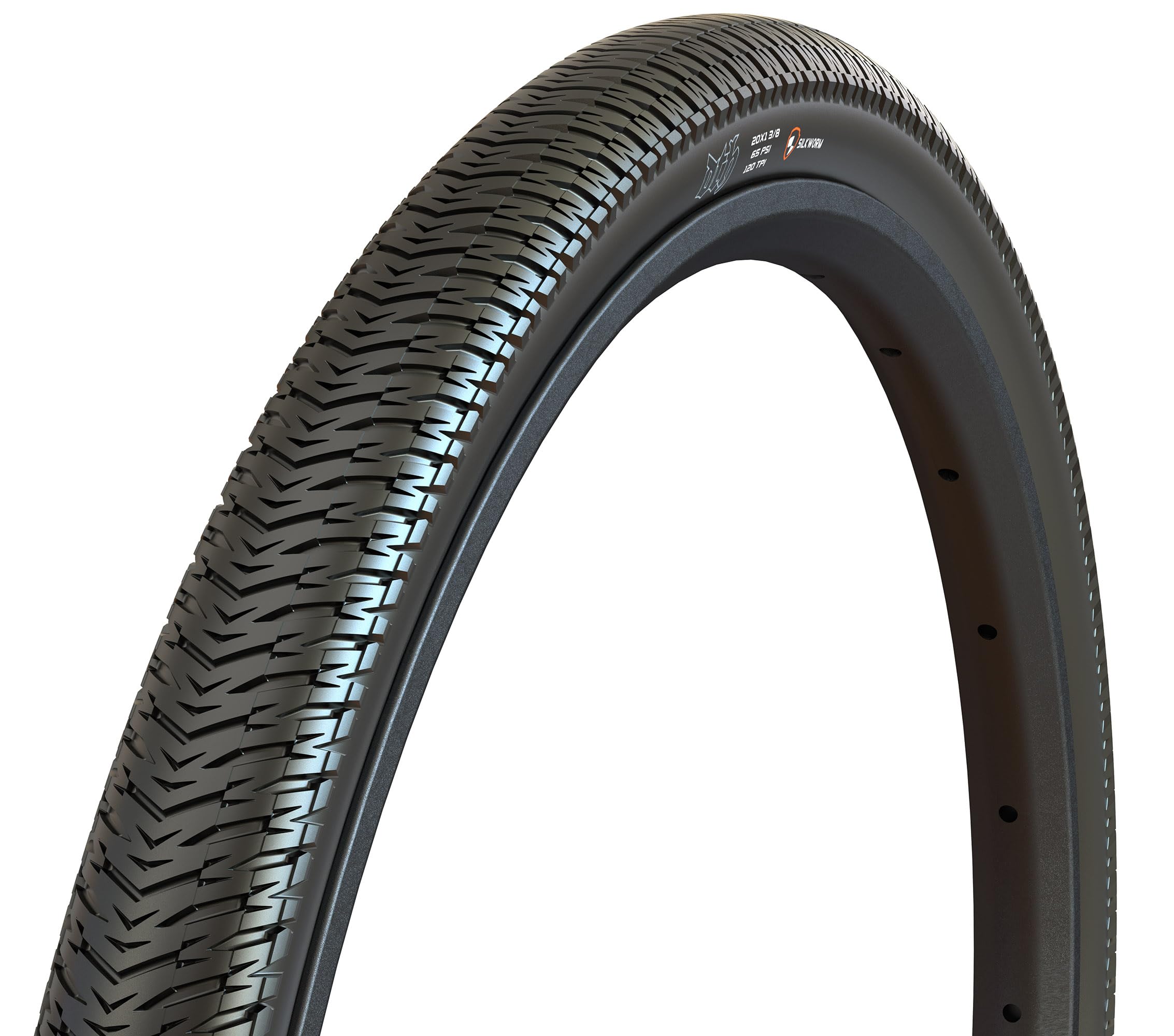 Maxxis DTH Wire Single Compound Tyre - Black, 26 x 2.30-Inch