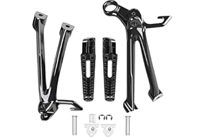 TCMI Motorcycles K6 Passenger Rear Set Foot Pegs Footrests Bracket Fits for Suzuki GSXR 600 750 2008-2010