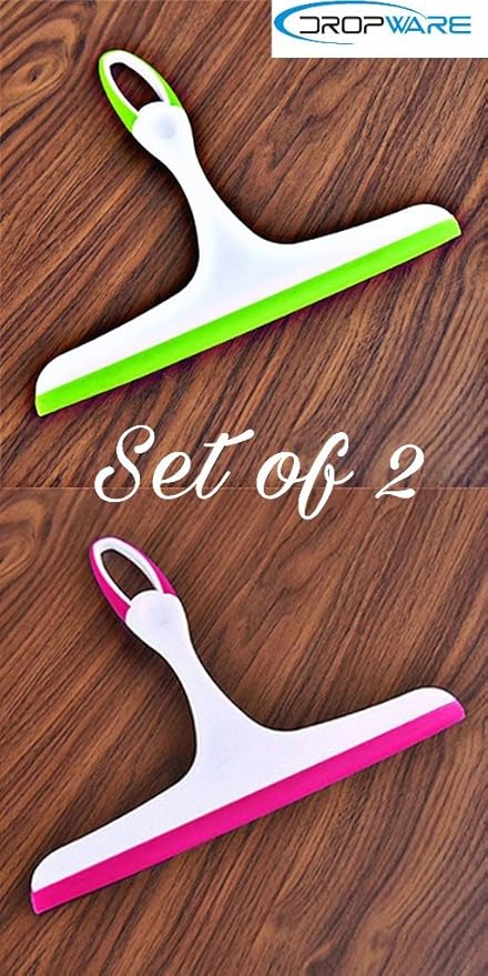 Dropware Squeegee Kitchen Wiper (Multi Colors) Set of 2
