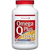 Dr. Sinatra Omega Q Plus Ultra | Advanced, Comprehensive Support for Heart Health & Healthy Aging with Ashwagandha for Stress Relief