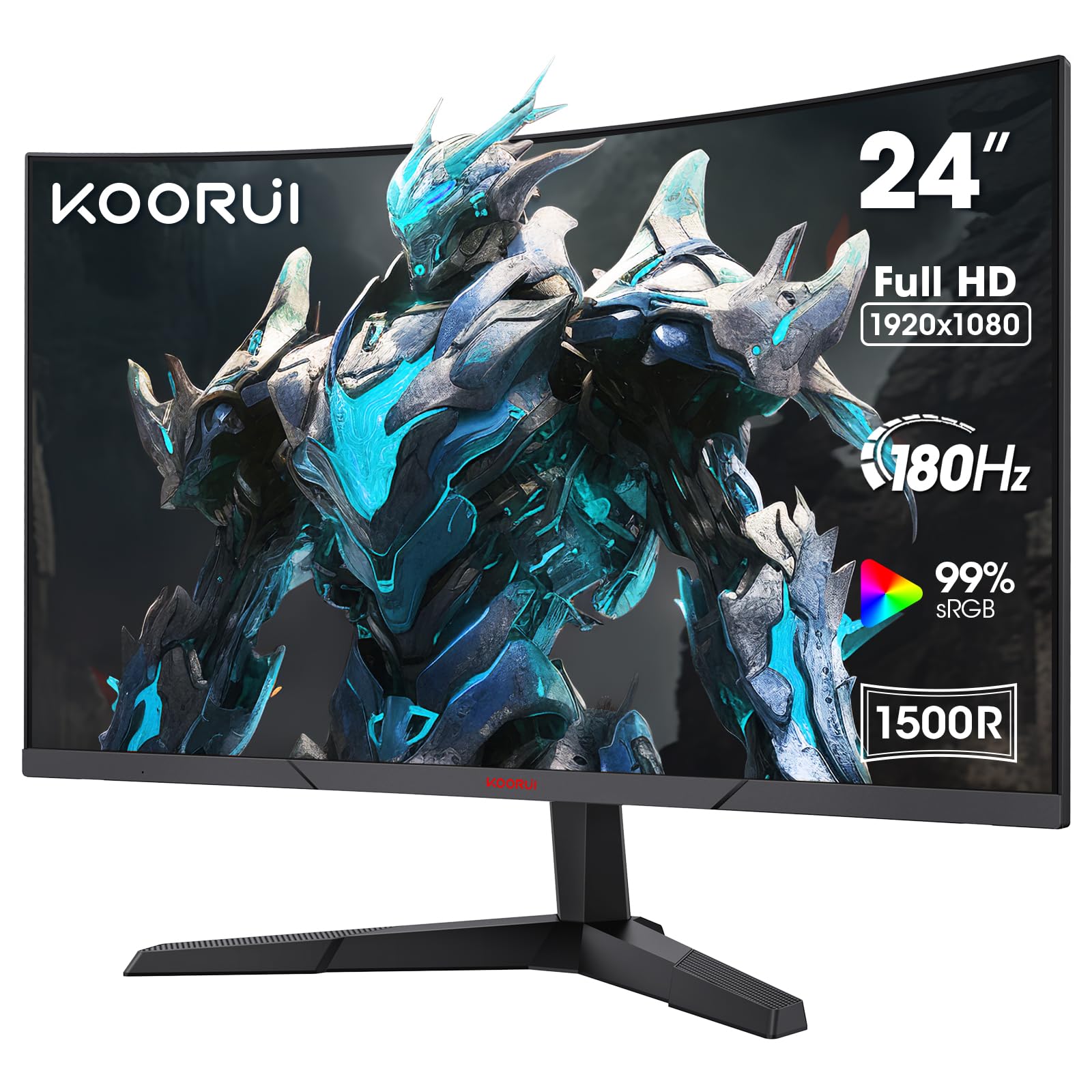 KOORUI 24 Inch Gaming Monitor,...