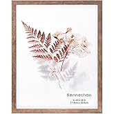 kennethan 11x14 Picture Frame Rotten Brown 1 Pcs wooden Frame can Display 8x10 Picture with Mat or 11x14 Without Mat on the Wall for home decoration，holiday，gift