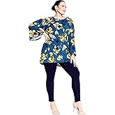 Avenue Women's Plus Size Brenda Print Tunic
