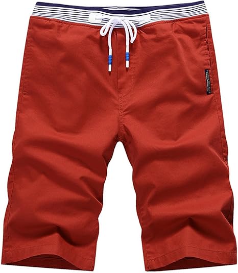 mens elasticated waist shorts uk