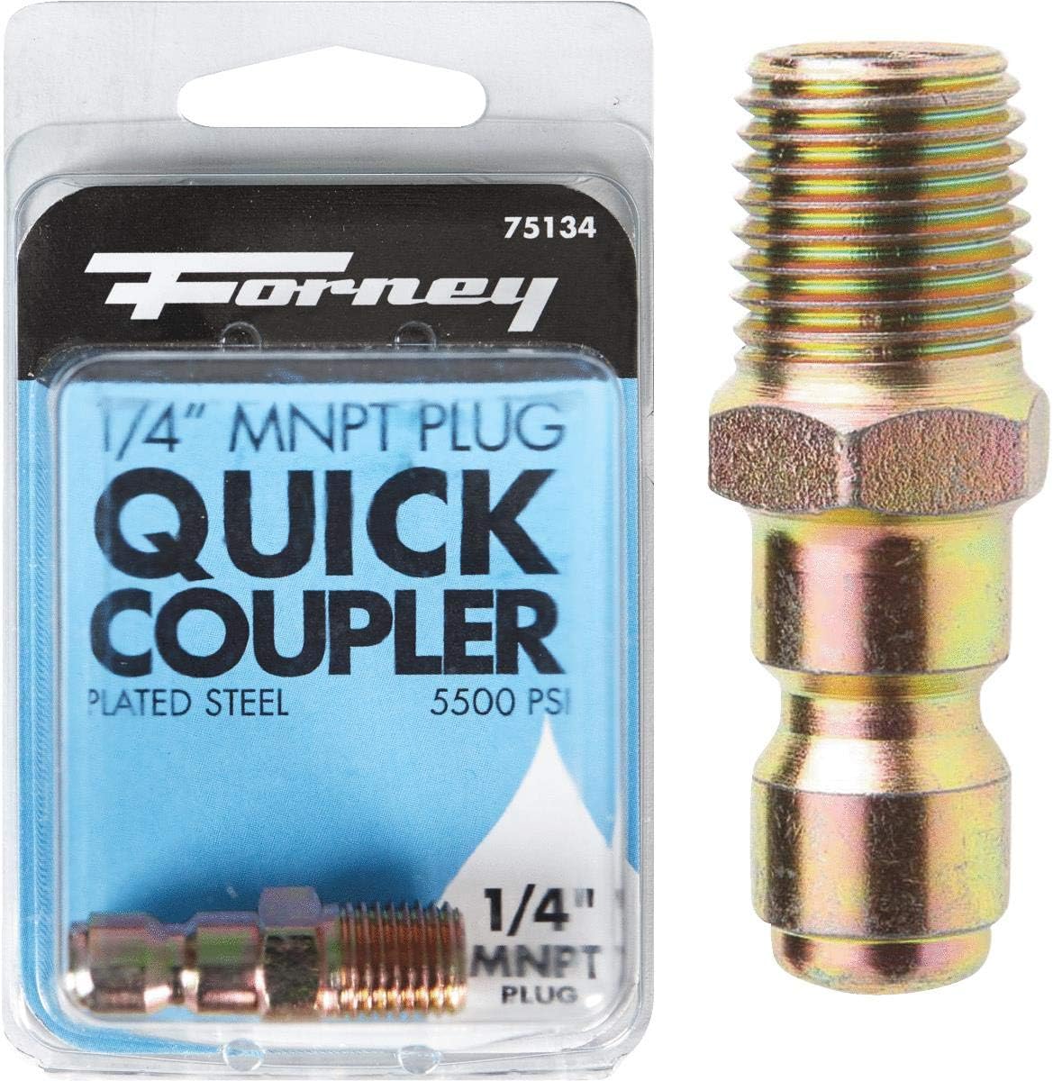 Forney Welding 75134 Quick Connect 1/4 In M Plug Automotive