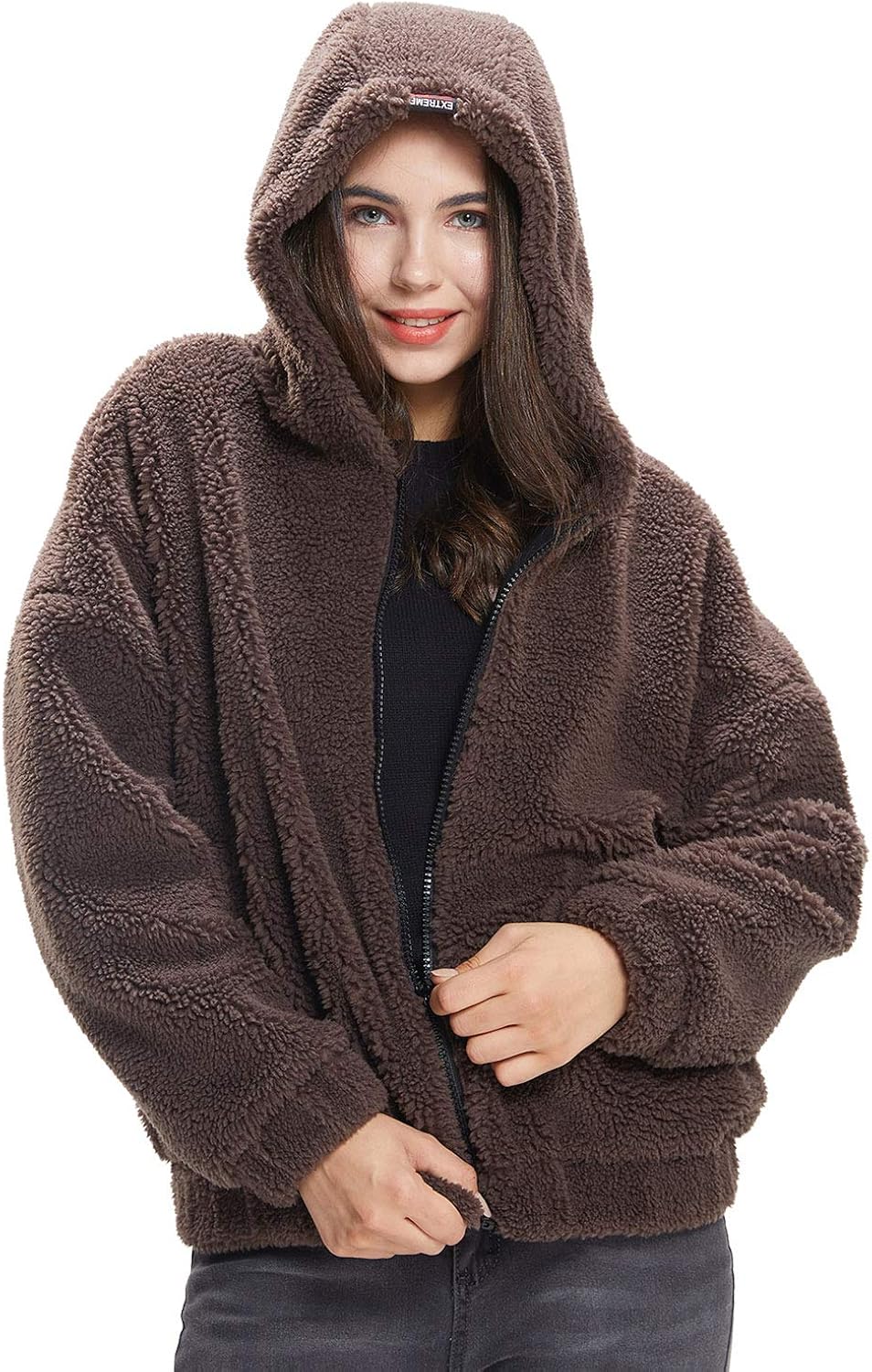 womens fleece hoodies uk