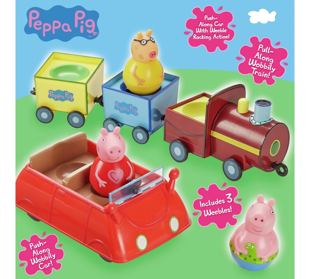 peppa pig weebles car