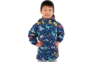 JAN & JUL Waterproof Fleece Lined Rain Jacket, Raincoat for Kids