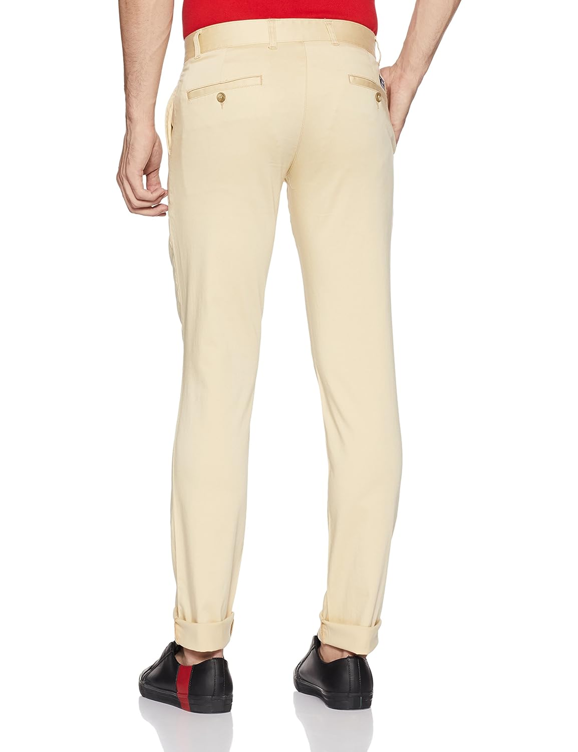 parx men's slim fit casual trousers