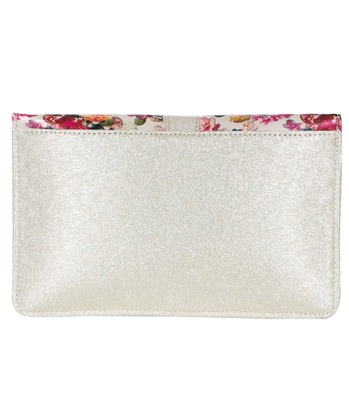 adisa cl013 gold women girls clutch sling bag