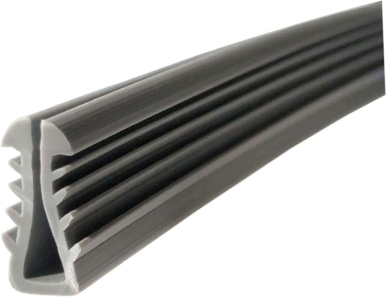 Gordon Glass Gray Shower Door Replacement Glazing Vinyl Spline for 3/16