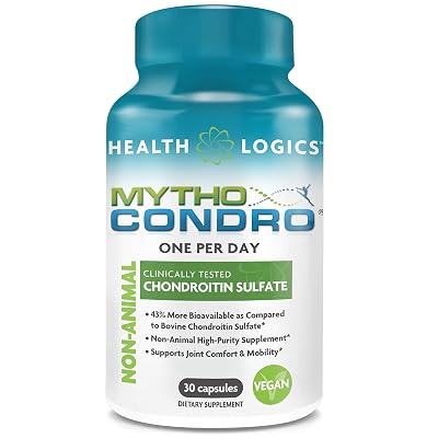 Mythocondro Chondroitin Sulfate | Joint Health Supplement for Comfort, Flexibility, and Mobility | Vegan Chondroitin Joint Support | 30 Capsules