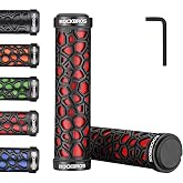 ROCKBROS Bike Handlebar Grips Double Lock-on Bike Grips Non-Slip Bicycle Handlebar Grips for MTB, BMX, Scooters, Folding Bikes 22.2mm