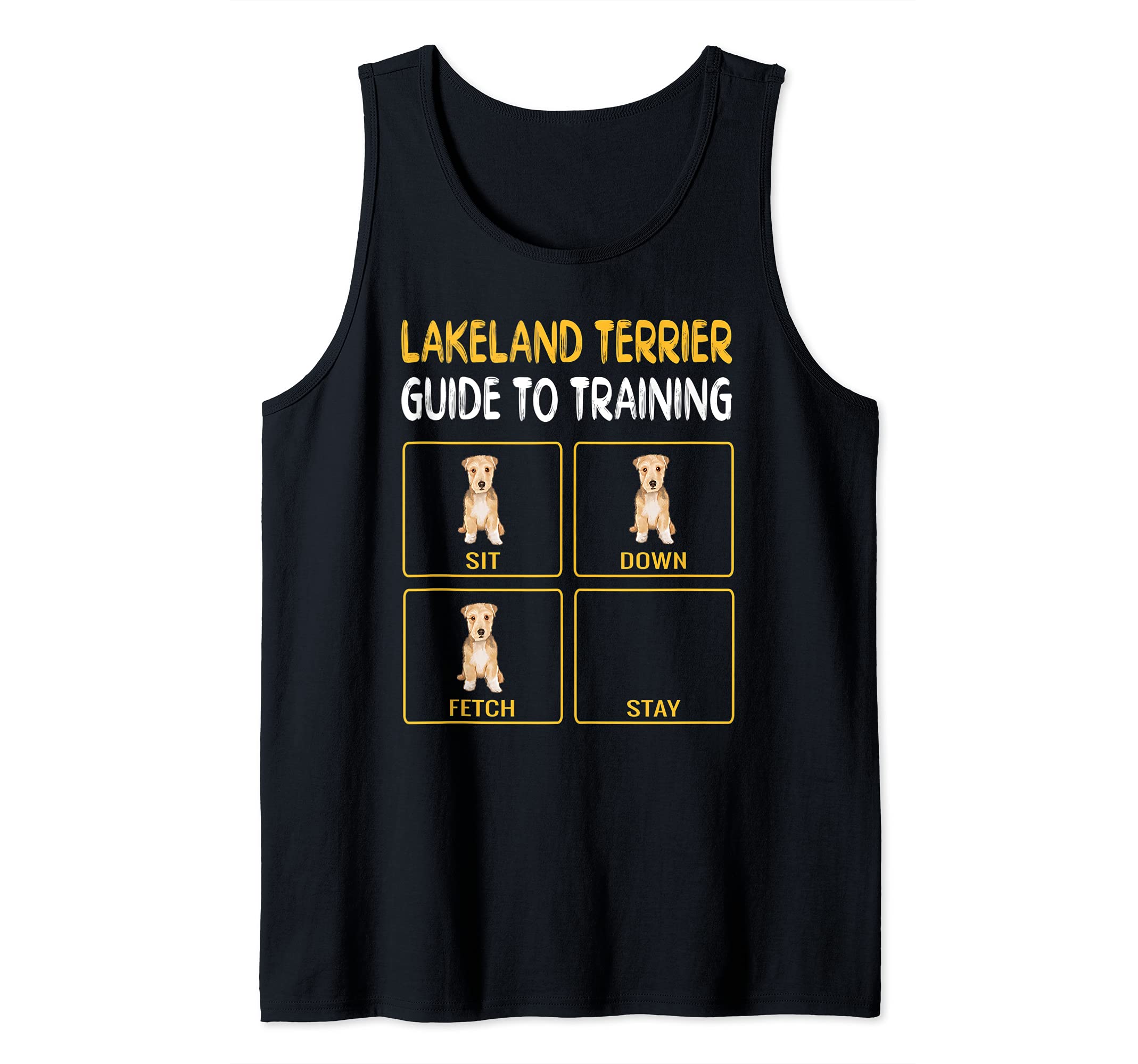 Funny Lakeland Terrier Guide To Training Dog Obedience Tank Top