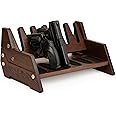 TESLYAR Wood Pistol Rack for Gun Safe – Gun Storage for Handguns or Revolvers – Gun Safe Accessory – Gun Safe Organizer Cabinet Storage – Handmade from Ash Wood – Great Idea Gifts for a Gun Lover