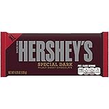 HERSHEY'S Special Dark Mildly Sweet Dark Chocolate Candy, Halloween, 4.25 oz Bar
