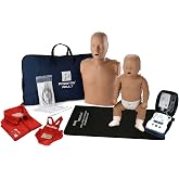 MCR Medical CPR Manikin/AED Training Kit, 1 Adult/1 Infant, Dark Tone | Build CPR and AED skills with a reusable trainer for healthcare education.