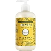 Mrs. MEYER'S CLEAN DAY Liquid Hand Soap, Dandelion Scent, 12.5 Ounce Bottle