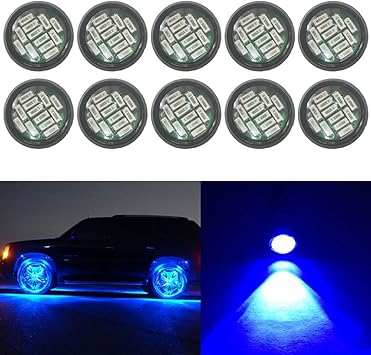 10X 15W Eagle Eye 12 SMD LED Car Backup Reverse Tail Daytime Running Light Bulb
