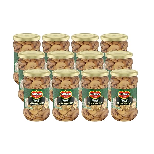 DEL MONTE® MUSHROOMS SLICES 6 OZ. JAR 12 PACK