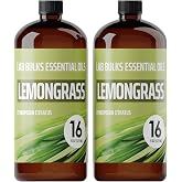 Lab Bulks Lemongrass Essential Oil 16 fl oz (Pack of 2) Bulk Essential Oil for Diffusers, Home Care, Aromatherapy and Candle Making
