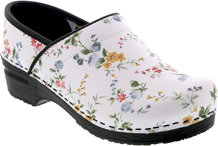 flower clogs