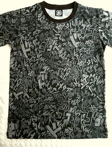 Amazon Co Jp Jojo ジョジョの奇妙な冒険 擬音 総柄 Tシャツ 灰黒 グレー系 ブラック サイズs ホビー 通販 Amazon Co Jp Jojo ジョジョの奇妙な冒険 擬音 総柄 Tシャツ 灰黒 グレー系 ブラック サイズs ホビー 通販