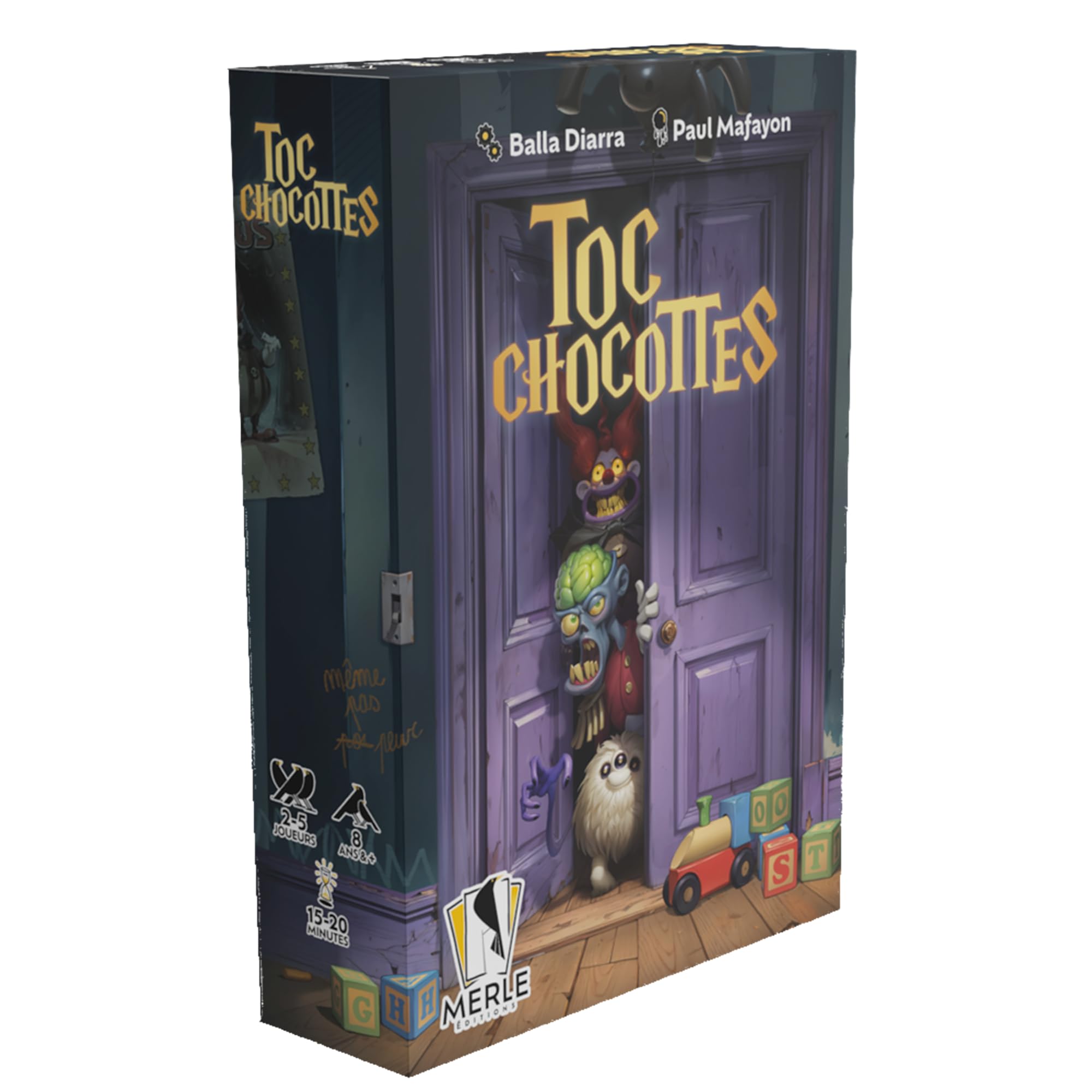 Merle Éditions Toc Chocottes - Family Board Game - From 8 Years - Memory and Risk-Taking Game