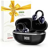 LIULANZ ClipOpen OTC Non-Prescription Rechargeable Hearing Aids for Seniors Adults, Advanced Multi Channel Digital Open-Ear Clip-On Hearing Assist, Black Recycle Charging Case for 75 Hrs Backup Power, Touch Control, Auto Memory &amp; Pair, DSP Noise Reduction 4 Adaptive Modes