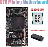 CIWEI BTCX79 Mining Motherboard E5 2609 CPU LGA 2011 DDR3 3060 3070 3080 GPU view 3