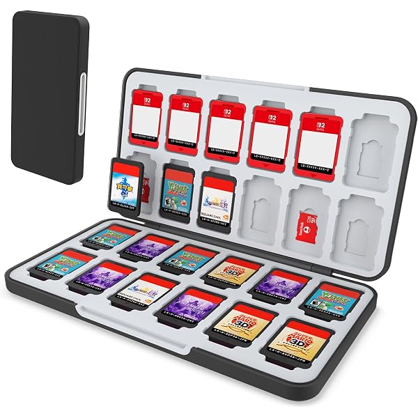 Amazon.com: PowerA Game Card Case XL for Nintendo Switch / Switch