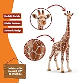 Schleich Wild Life Giraffe Toy 14750 - Realistic 7" Animal Figurine for Ages 3+ view 3