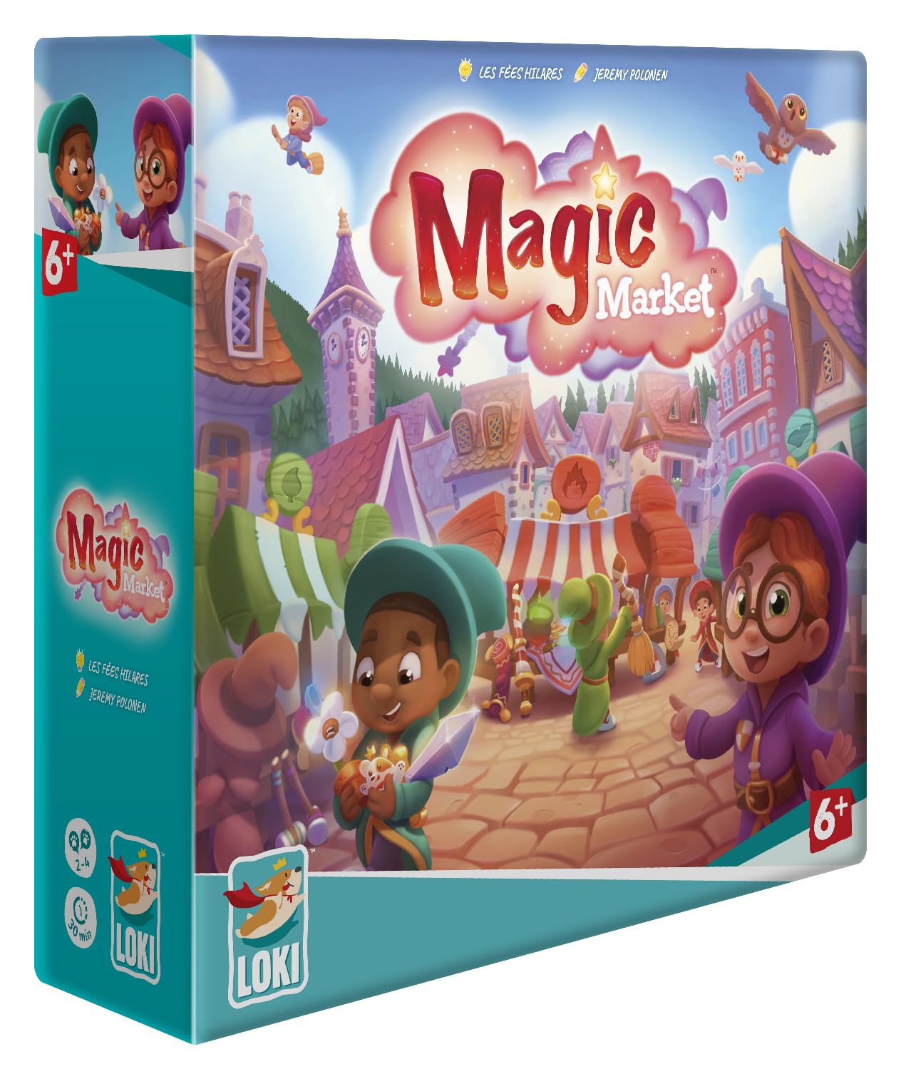 Iello | Magic Market | Board Game | Ages 6+ | 2-4 Players | 30 Minutes Playing Time