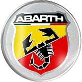 Abarth 21537 Stickers 3d Crest, 50 mm Diameter
