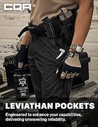 CQR Men's Military Cargo Pants, Water Resistant