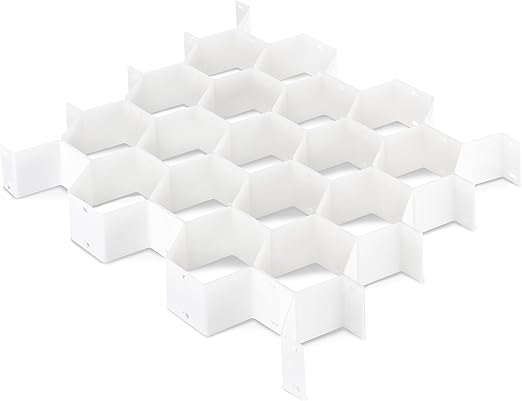Amazon Com Whitmor Honeycomb Drawer Organizer Kitchen Dining