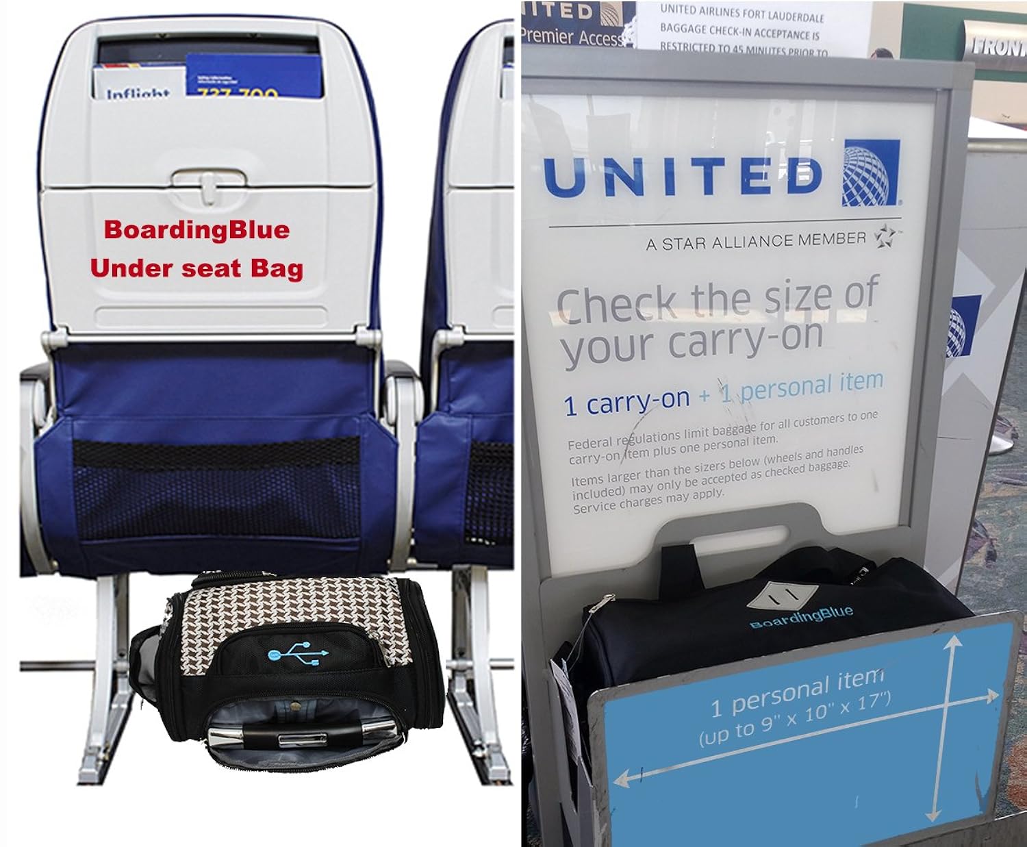 18x14x8 personal bag