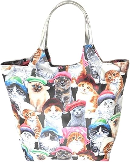 Amazon 日本製 トートバッグ 猫柄 Usaコットン 内ポケット付き ミニ おしやれ 可愛い レディース 人気 ブランド ビニールコーティング 帽子猫 トートバッグ Amazon 日本製 トートバッグ 猫柄 Usaコットン 内ポケット付き ミニ おしやれ 可愛い レディース 人気 ブランド ビニールコーティング 帽子猫 トートバッグ