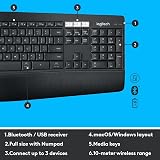 Logitech MK850 Multi-Device Wireless Keyboard and Mouse Keyboard and Mouse view 7