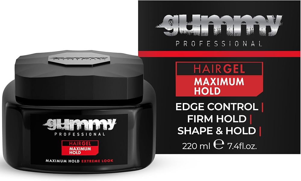 Gummy Hair Gel 220ml Maximum Strong Hold Provitamin B5 Hair Styling