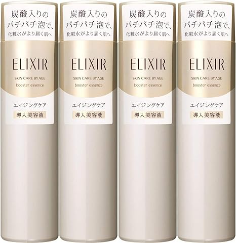 Amazon 4個セット エリクシール シュペリエル ブースターエッセンス 90g エリクシール Elixir 美容液 通販